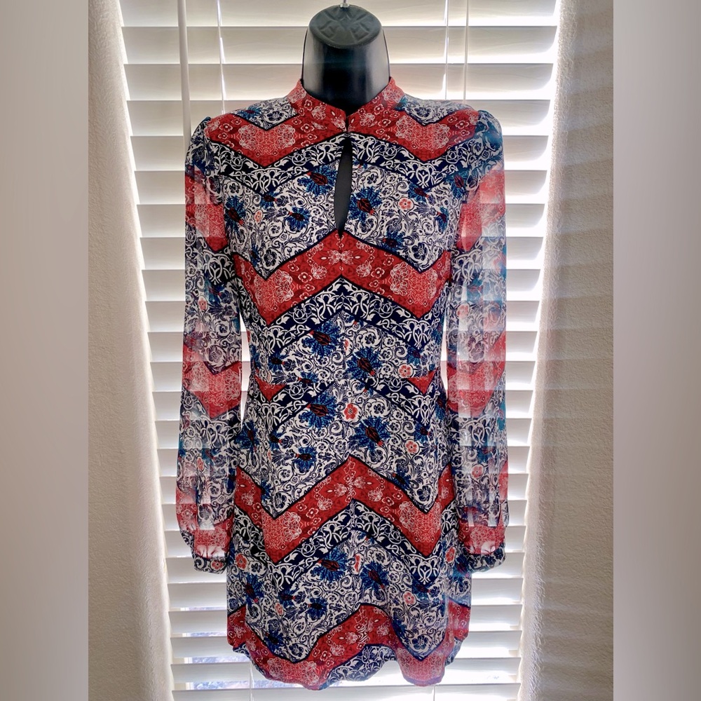 Express Long Sleeved Paisley Prjnted Romper